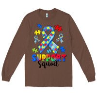 Chestnut support squad autism Long Sleeve Tee - CowGirlArtShop