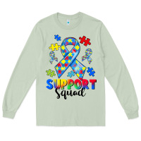 Matcha support squad autism Long Sleeve Tee - CowGirlArtShop