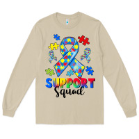 Mushroom support squad autism Long Sleeve Tee - CowGirlArtShop