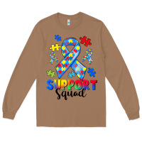 Toasted Coconut support squad autism Long Sleeve Tee - CowGirlArtShop