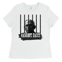 White Arrest Fauci Essential Ladies Tee - minhPixels
