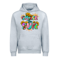 Heather Grey chase the sun Urban Hoodie - AdoDesignShop