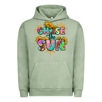 Pigment Oil Green chase the sun Urban Hoodie - AdoDesignShop