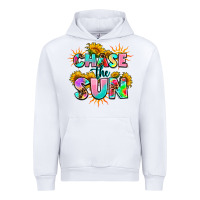 White chase the sun Urban Hoodie - AdoDesignShop