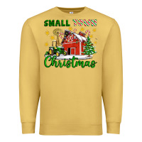 Antique Gold Small Town Christmas Premium Sweatshirt - Artiststas