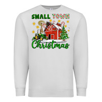 Dove Grey Small Town Christmas Premium Sweatshirt - Artiststas
