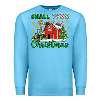 Ocean Blue Small Town Christmas Premium Sweatshirt - Artiststas