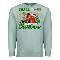 Seafoam Small Town Christmas Premium Sweatshirt - Artiststas