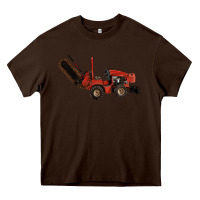 Chocolate Brown red ditch witch Heavy Core Tee - LillyAllenDesigns