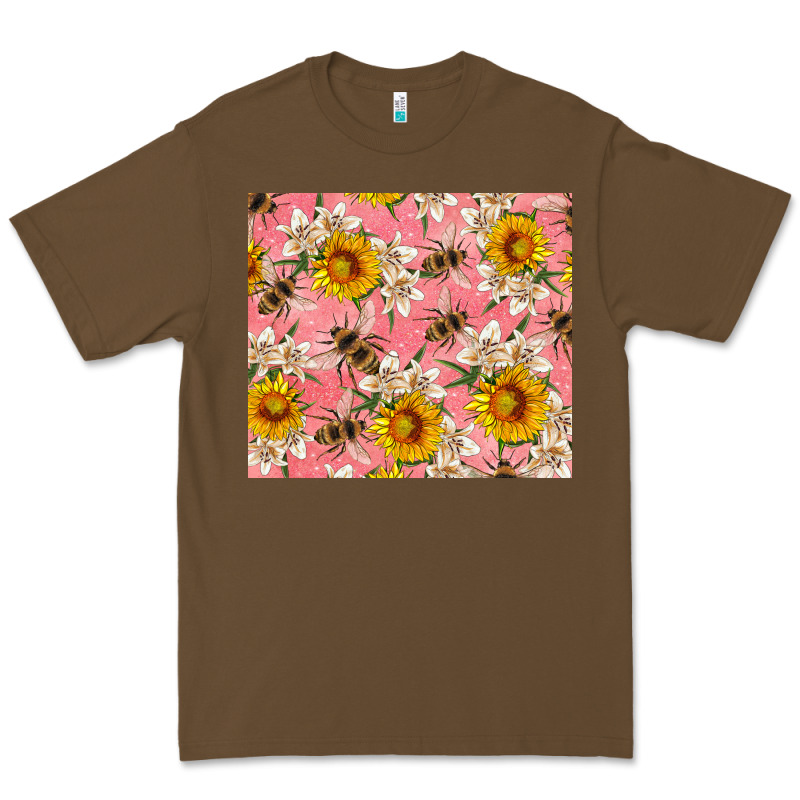Bees And Flowers Premium Tee by Artiststas | Teevron
