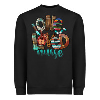 Black One Loved Nurse Heavyweight Sweatshirt - FaDigitalArtStudio
