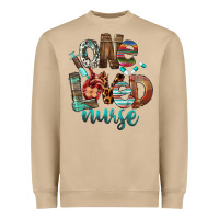 Mushroom One Loved Nurse Heavyweight Sweatshirt - FaDigitalArtStudio