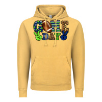 Vintage Mustard Game day green and blue team color Vintage Hoodie - HowdyJamesFarm