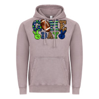 Vintage Zinc Game day green and blue team color Vintage Hoodie - HowdyJamesFarm