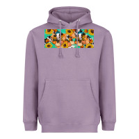 Lavender Cow fall pumpkin Heavyweight Hoodie - Artiststas