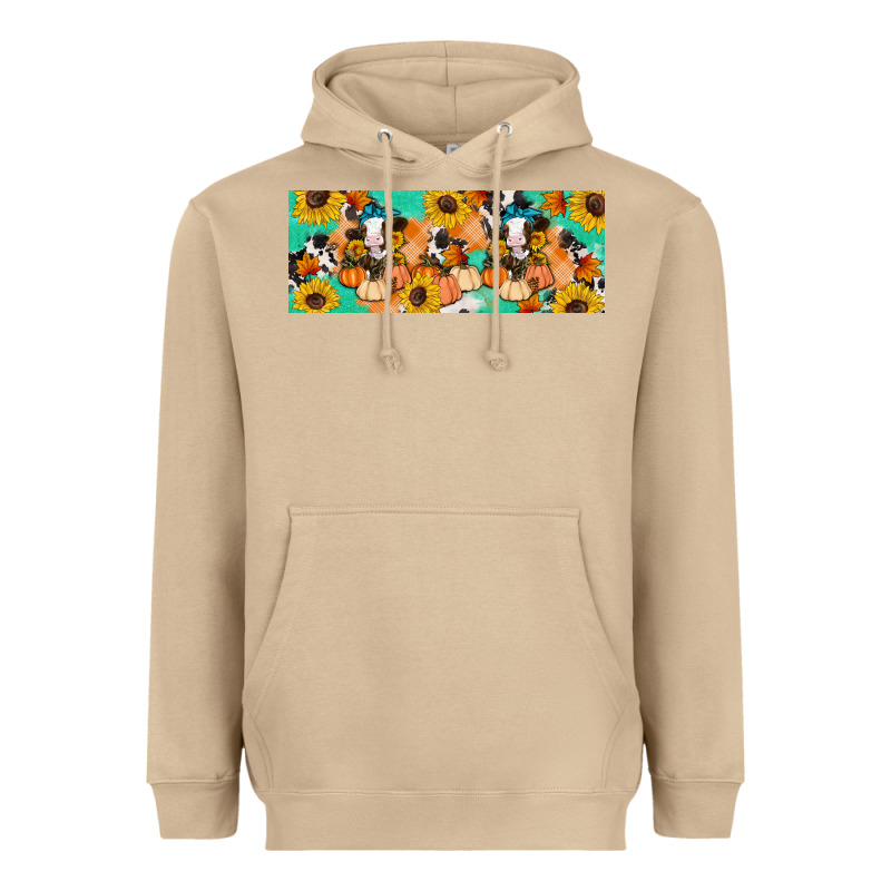 Cow Fall Pumpkin Heavyweight Hoodie by Artiststas | Teevron