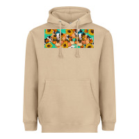 Mushroom Cow fall pumpkin Heavyweight Hoodie - Artiststas