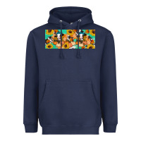 Navy Cow fall pumpkin Heavyweight Hoodie - Artiststas