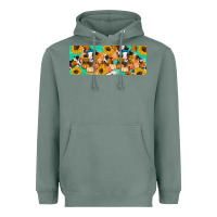 Sage Cow fall pumpkin Heavyweight Hoodie - Artiststas