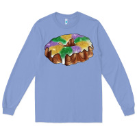 Colony Blue mardi gras king cake Long Sleeve Tee - RanaPortraitStore