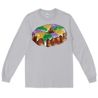 Moon Dust mardi gras king cake Long Sleeve Tee - RanaPortraitStore
