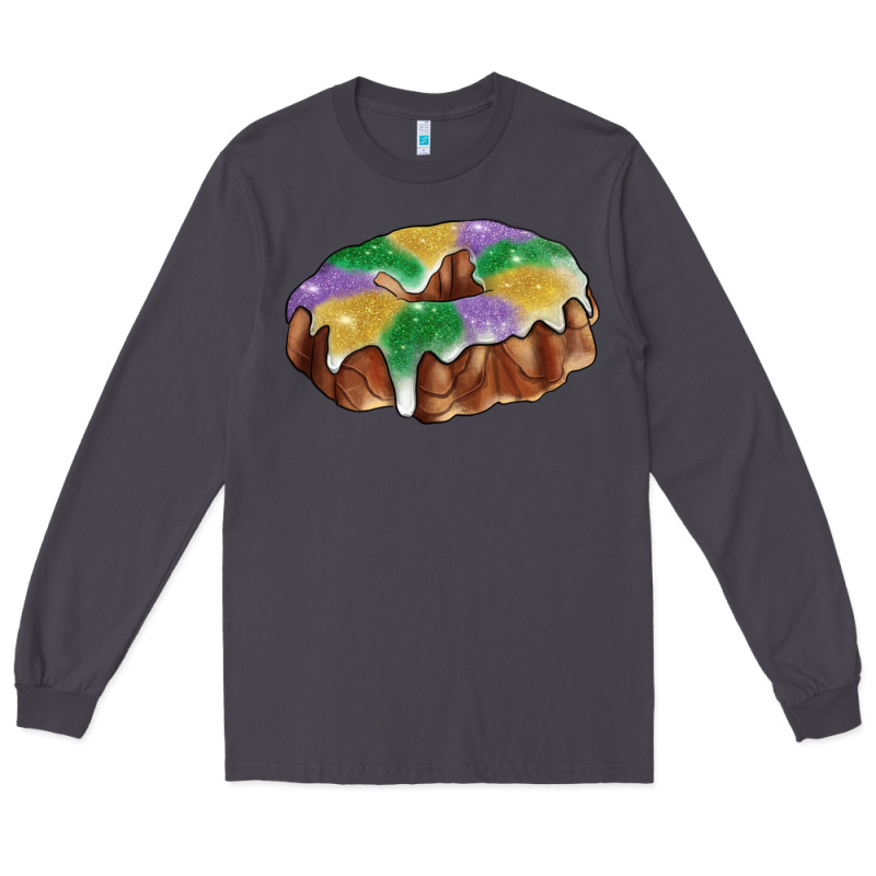Mardi Gras King Cake Long Sleeve Tee by RanaPortraitStore | Teevron