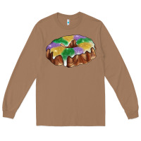 Toasted Coconut mardi gras king cake Long Sleeve Tee - RanaPortraitStore
