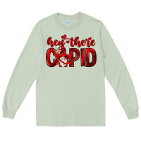 Matcha Hey there Cupid Valentine's Day Long Sleeve Tee - HowdyJamesFarm