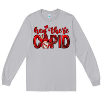 Moon Dust Hey there Cupid Valentine's Day Long Sleeve Tee - HowdyJamesFarm