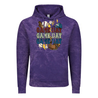 Cloud Purple Game Day lightning bolt Baseball Vintage Hoodie - HowdyJamesFarm