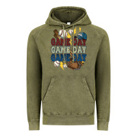 Vintage Olive Game Day lightning bolt Baseball Vintage Hoodie - HowdyJamesFarm