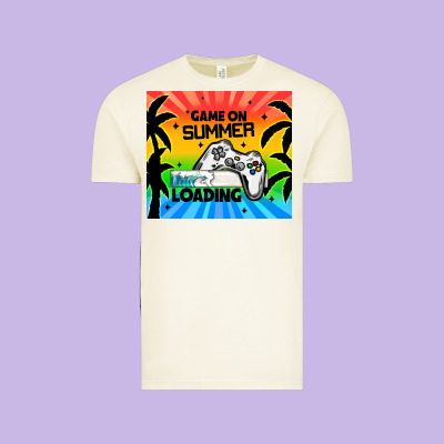 Game On Summer Loading Vintage Tee Designed By Tumblerdesignbyshophia