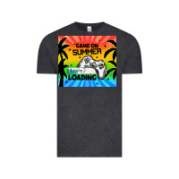 Vintage Black game on summer loading Vintage Tee - TumblerDesignByShophia