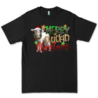 Black merry cluckin christmas Premium Tee - SublimationCraftShop