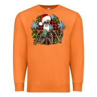 Carrot Santa skeleton christmas Premium Sweatshirt - Artiststas