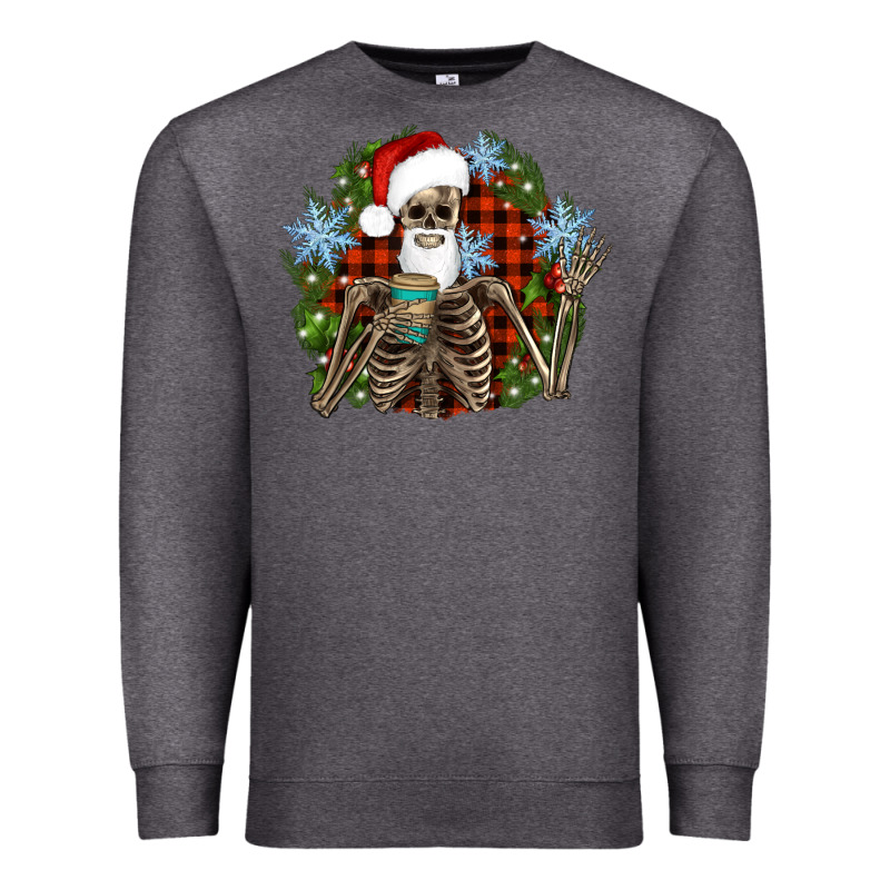 Santa Skeleton Christmas Premium Sweatshirt by Artiststas | Teevron
