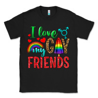 Black I love my gay friends Classic Tee - NancyCooperArtShop