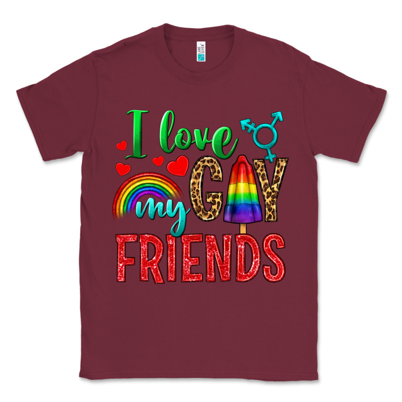 I Love My Gay Friends Classic Tee by NancyCooperArtShop | Teevron