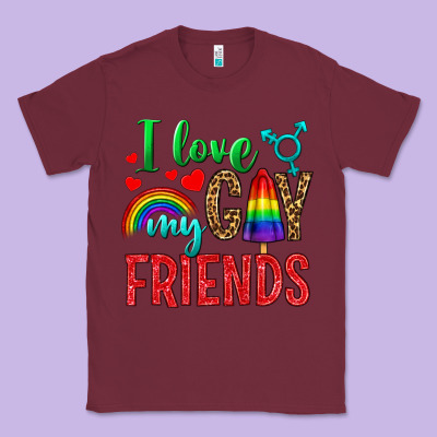 I Love My Gay Friends Classic Tee Designed By Nancycooperartshop