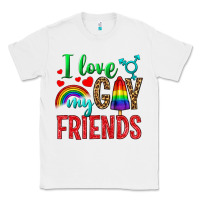 White I love my gay friends Classic Tee - NancyCooperArtShop