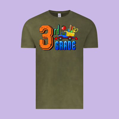 Third Grade Vintage Tee Designed By Ranaportraitstore
