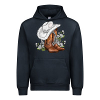 Navy white  cowgirl  and roses Urban Hoodie - AdoDesignShop