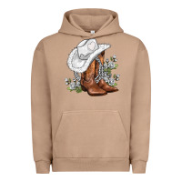 Pigment Burro white  cowgirl  and roses Urban Hoodie - AdoDesignShop