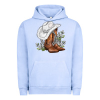 Pigment Grape Ice white  cowgirl  and roses Urban Hoodie - AdoDesignShop
