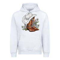 White white  cowgirl  and roses Urban Hoodie - AdoDesignShop