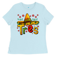 Baby Blue tres my third mexican birthday Ladies Tee - Jasminsmagicworld