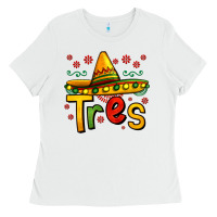 White tres my third mexican birthday Ladies Tee - Jasminsmagicworld