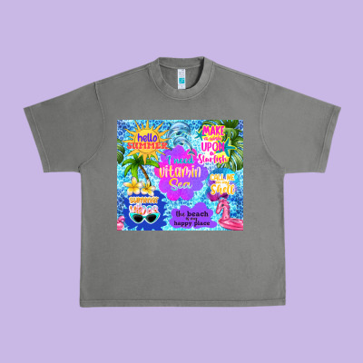 I Need Vitamin Sea Urban Heavy Tee Designed By Tumblerdesignbyshophia