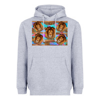 Heather Grey lion Heavyweight Hoodie - Artiststas