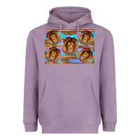 Lavender lion Heavyweight Hoodie - Artiststas